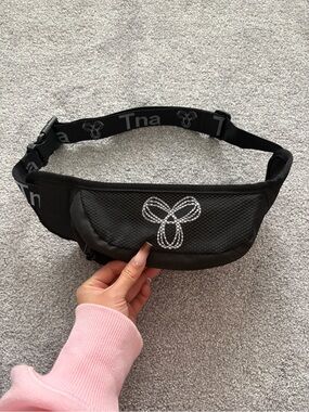 TNA Black Mesh Logo Waist/Belt Bag